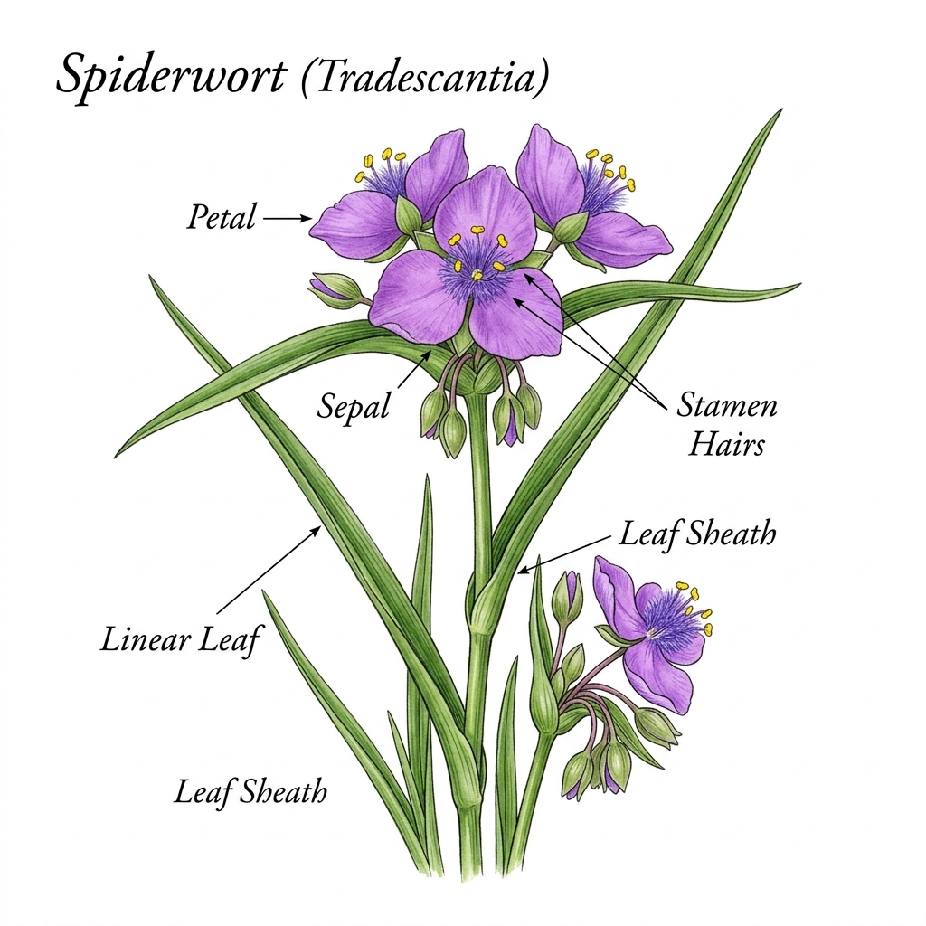 Spiderwort Identification Guide