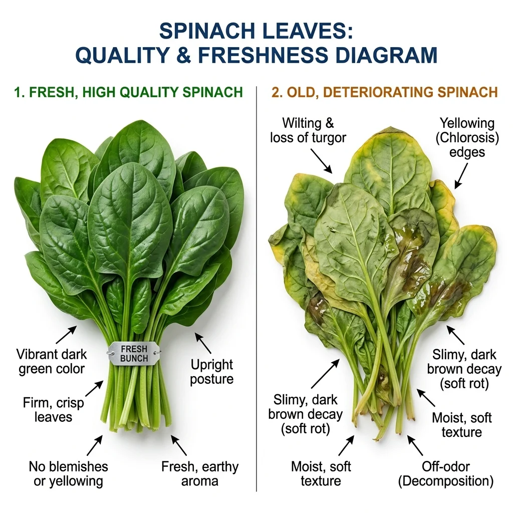 Spinach Freshness & Hydration Guide