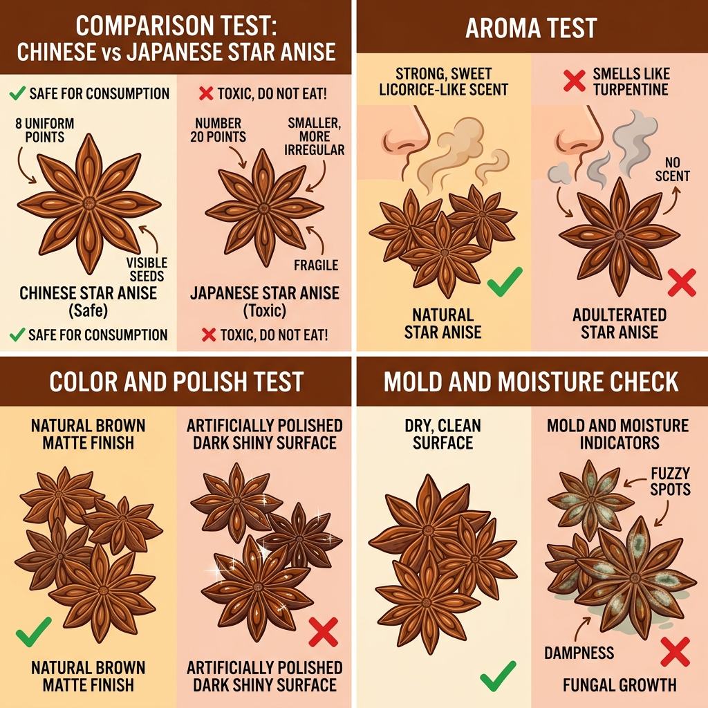 How to Inspect Star Anise for Safety