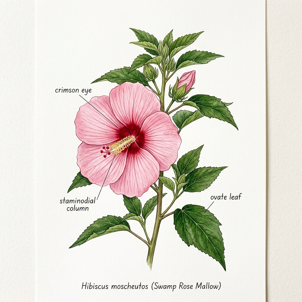 Swamp Rose Mallow Identification Guide