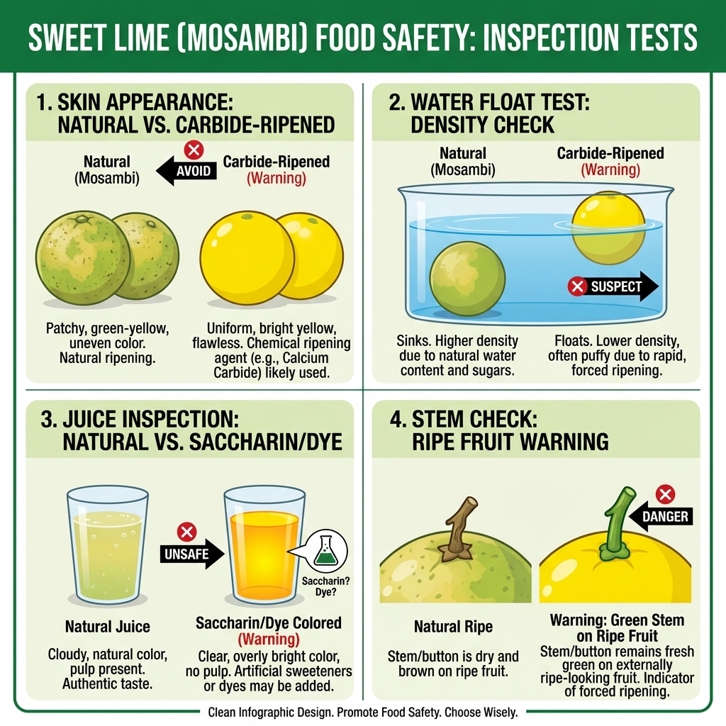 Sweet Lime (Mosambi) Quality Inspection