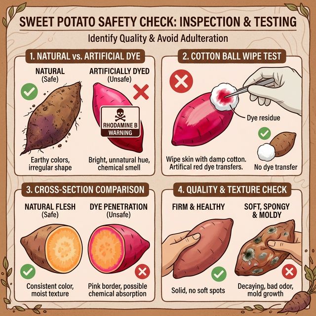 Sweet Potato Dye Detection