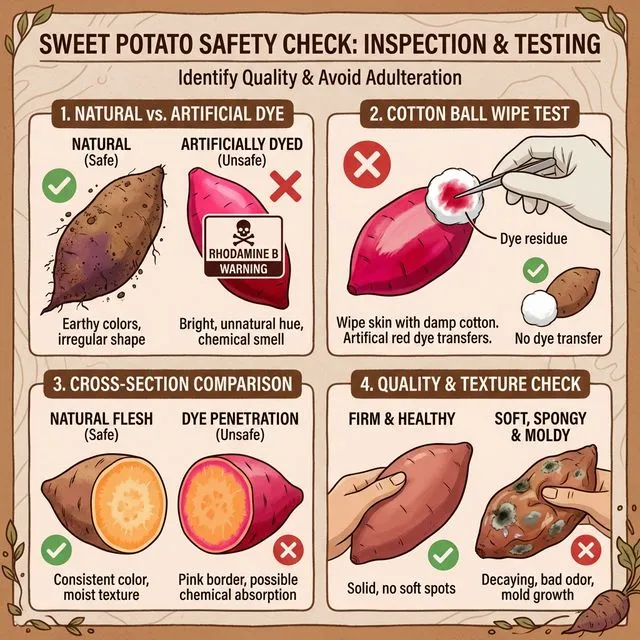 Sweet Potato Purity & Dye Audit