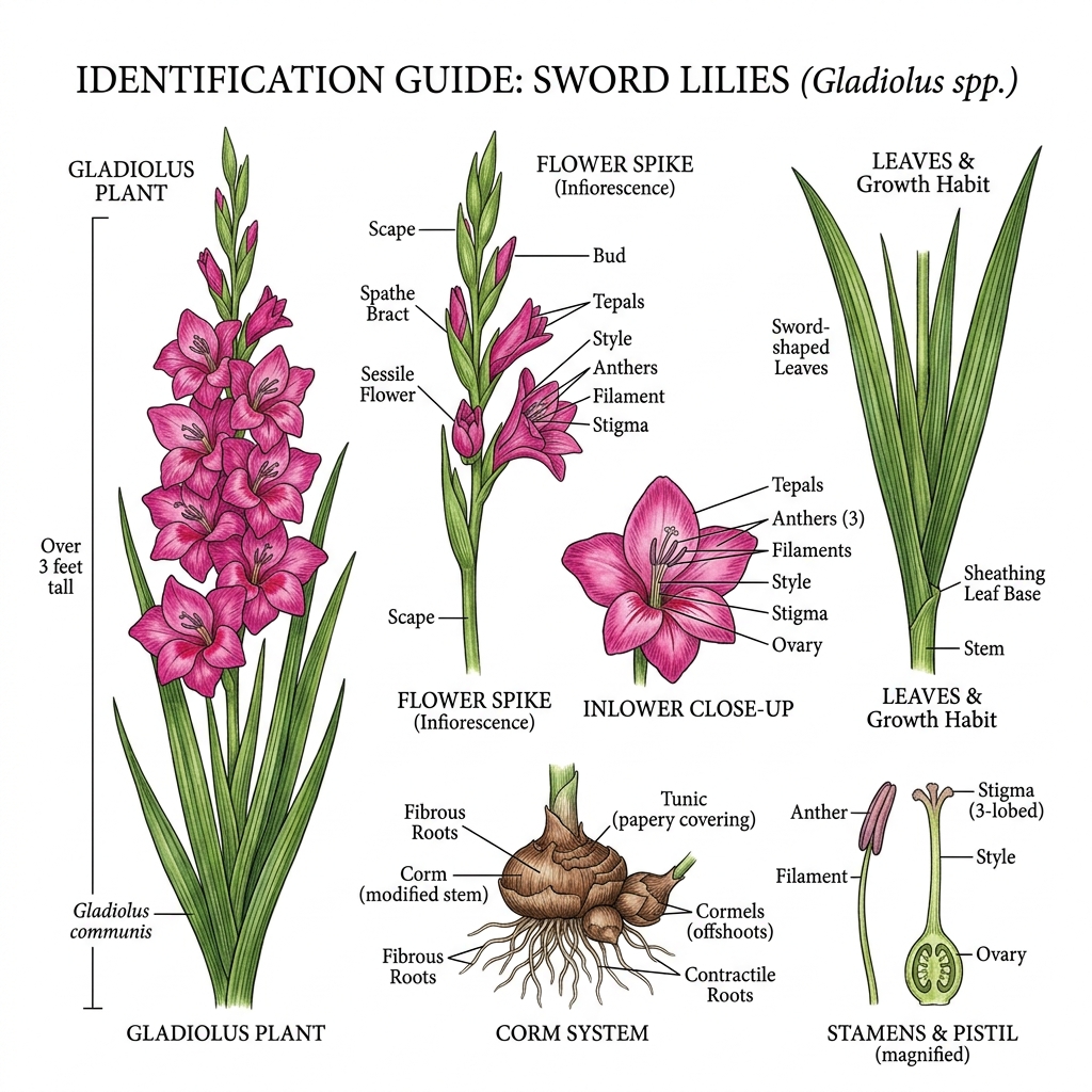 Sword Lily Identification Guide