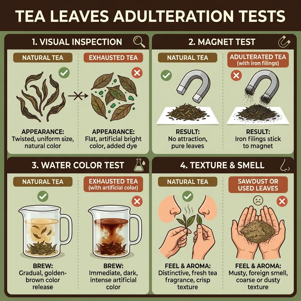 Tea (Chai) Purity & Adulteration Test
