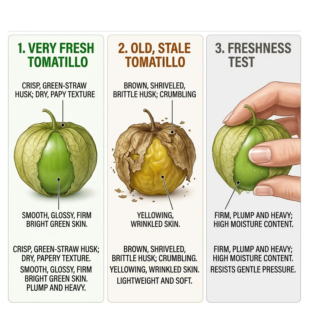 Tomatillo Freshness & Husk Inspection