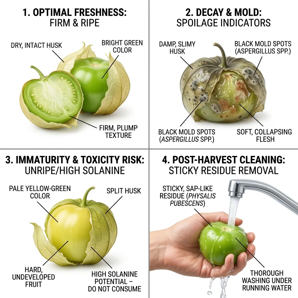 Tomatillo Ripeness & Safety Audit