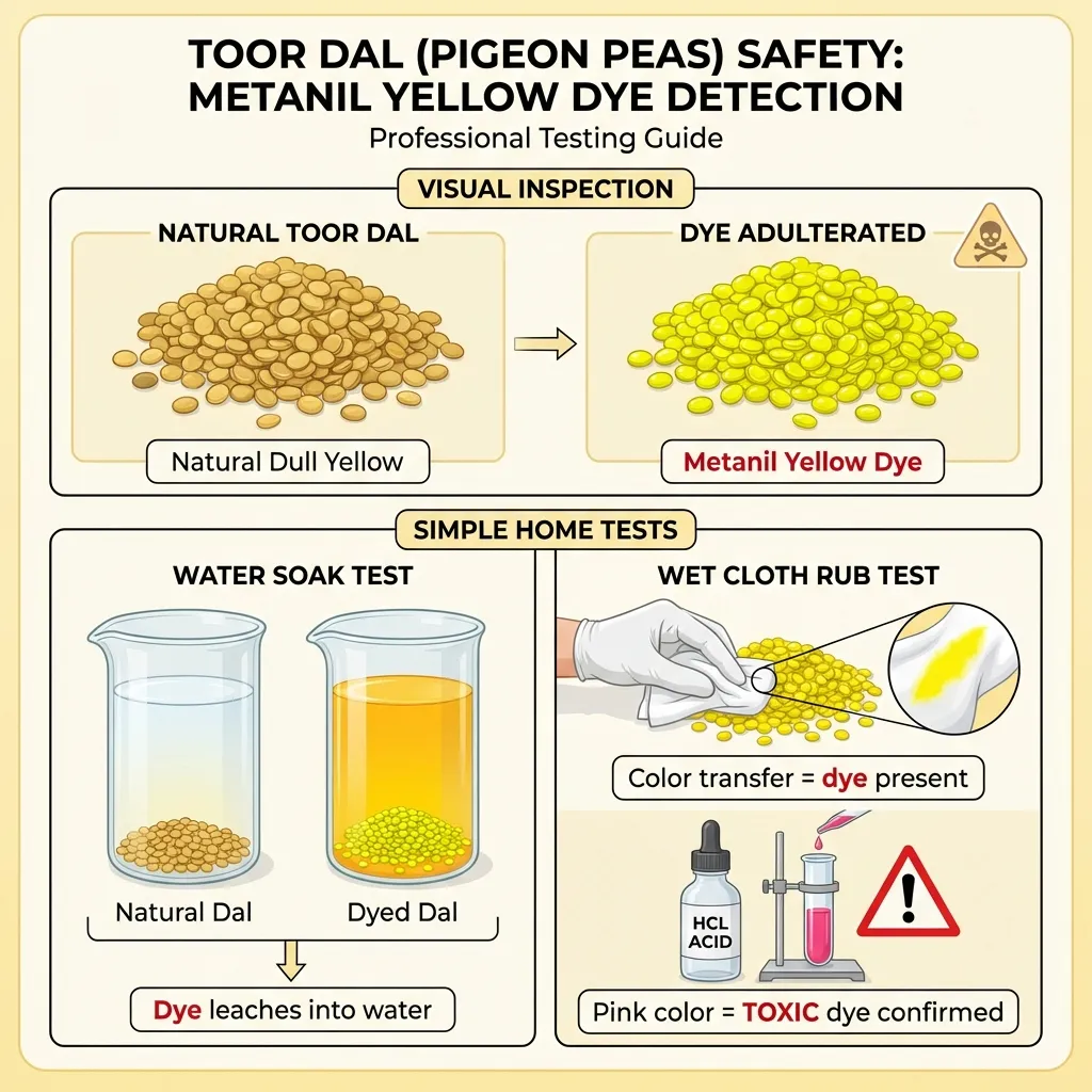 Toor Dal Purity & Dye Audit
