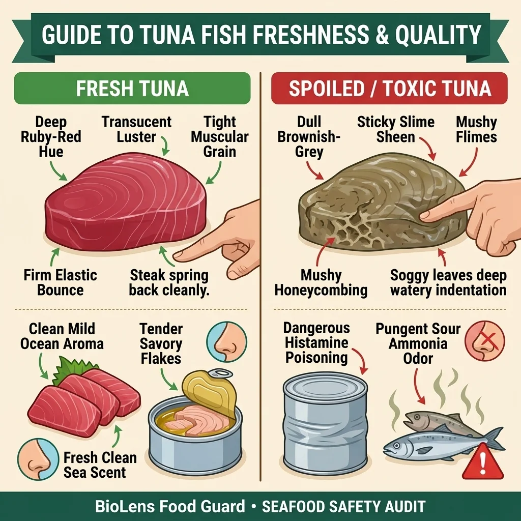 Tuna Freshness, Decomposition & Scombroid Safety Matrix