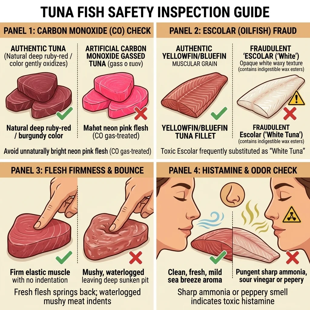 Tuna Authenticity, CO Gassing & Histamine Safety Audit