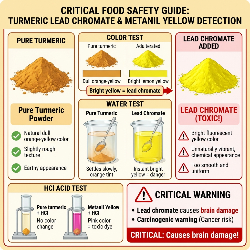 Turmeric Lead Chromate Detection