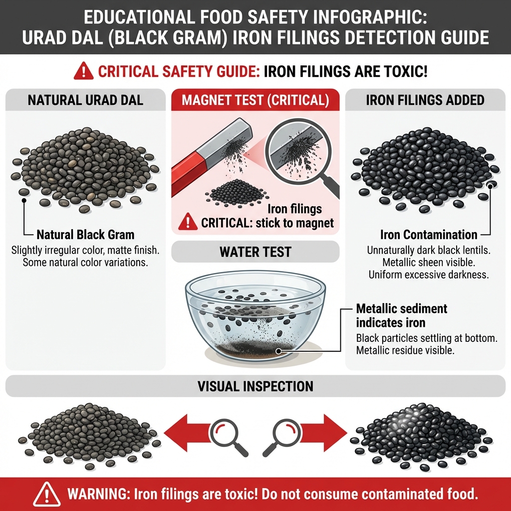 Urad Dal Iron Filing Detection