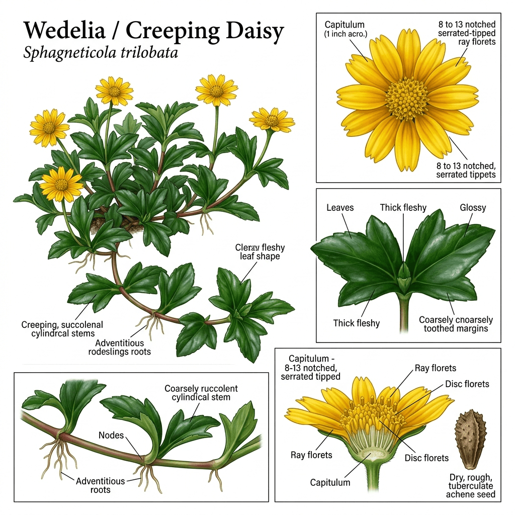 Wedelia Trilobata Identification Guide