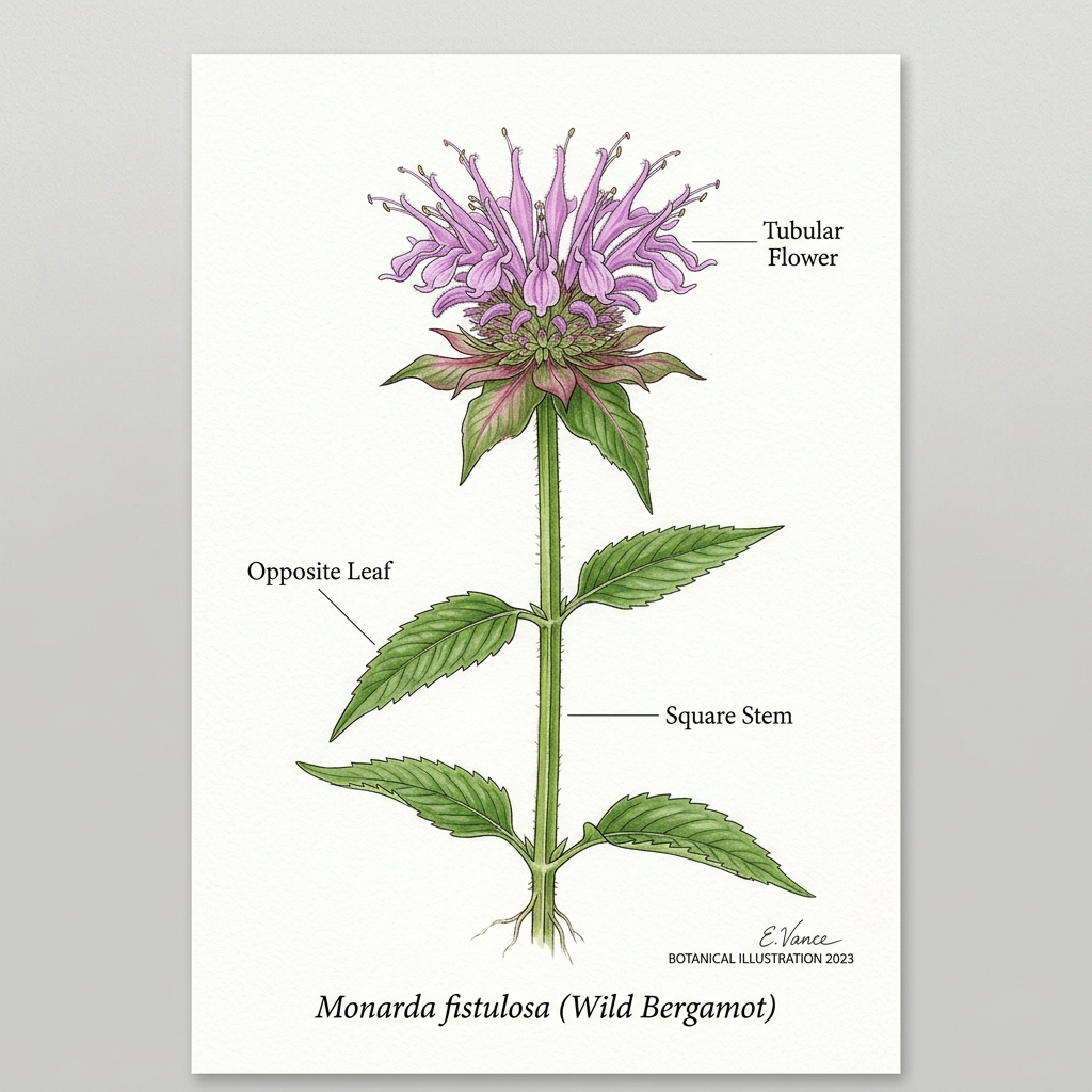 Wild Bergamot Identification Guide